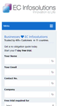Mobile Screenshot of ecinfosolutions.com