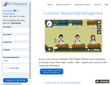 Tablet Screenshot of ecinfosolutions.com
